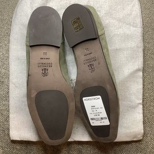 Brunello Cucinelli loafers, size 38, olive